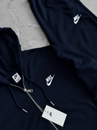 Набір Nike зіп-худі та штани темно-синій фото 3