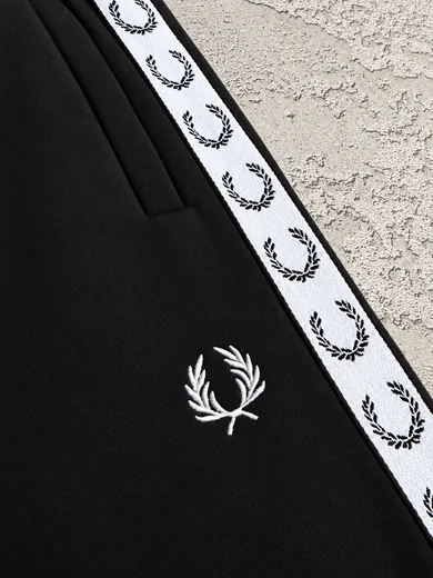 Набір Fred Perry зима кофта графітова та штани чорні фото 13