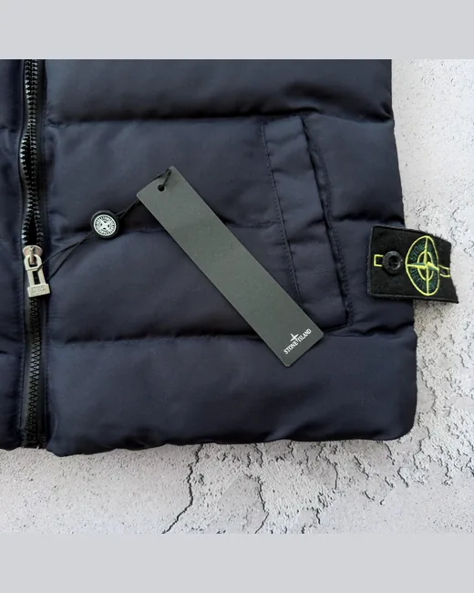 Жилет Stone Island темно-синій фото 3