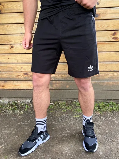 Шорти Adidas чорні фото 6