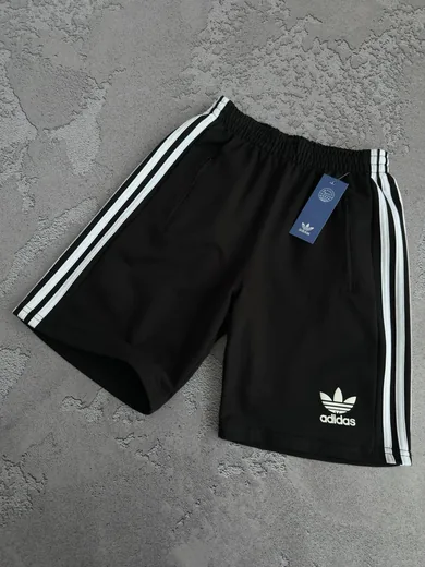 Шорти Adidas чорні фото 2