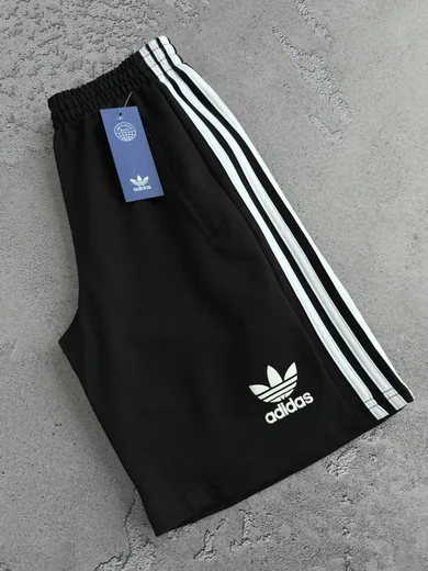 Шорти Adidas чорні фото 4