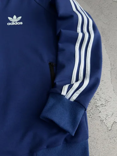 Кофта Adidas синя фото 5