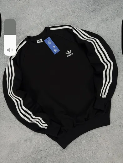 Світшот Adidas чорний фото 3