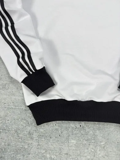Світшот Adidas білий — складова набору Набір Adidas світшот білий та штани чорні