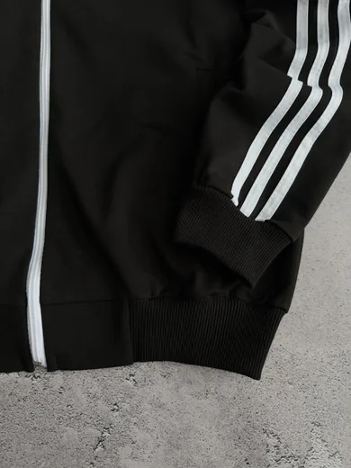 Костюм Adidas кофта та штани чорний фото 6