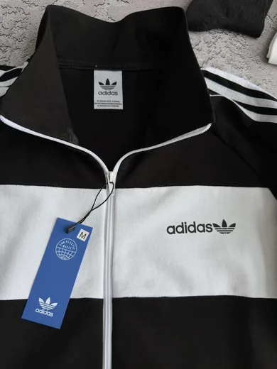 Костюм Adidas кофта та штани чорний фото 5
