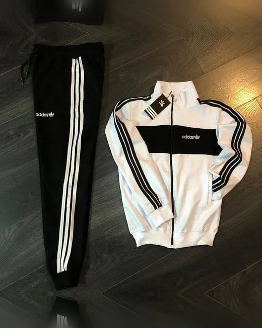 Костюм Adidas кофта та штани білий фото 11