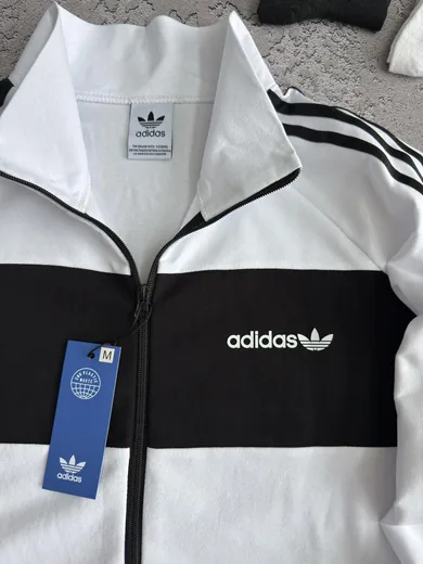 Костюм Adidas кофта та штани білий фото 3
