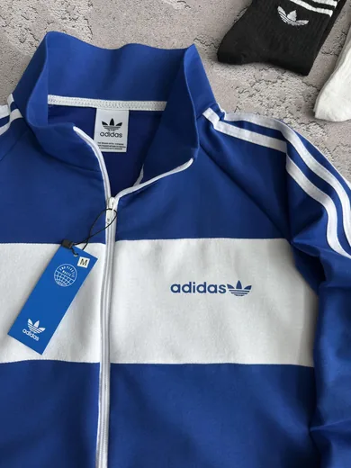 Костюм Adidas кофта та штани синій фото 3