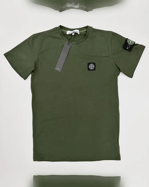 Футболка Stone Island хакі фото 5